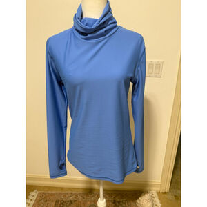Women's Skea Blue Long Sleeve Tee performance gorp ski cold M thumb holes